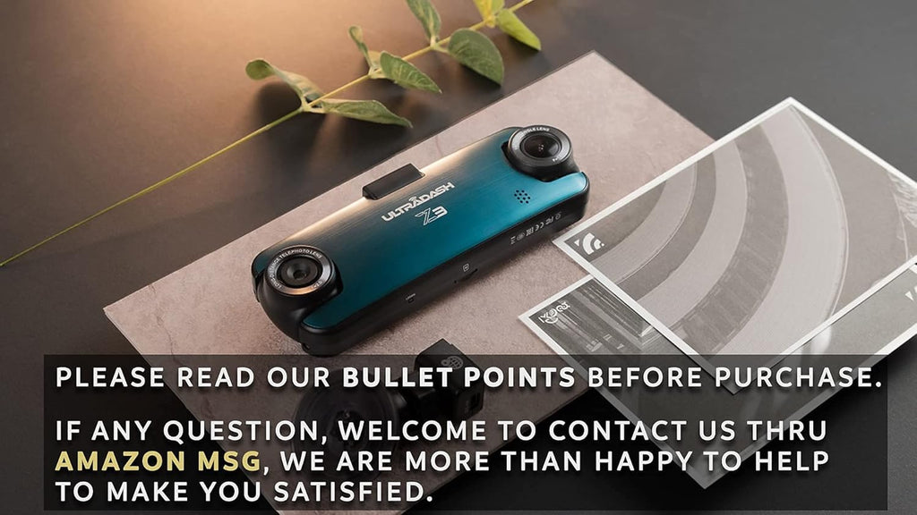 Dual Lens Dash Cam with IR Night Vision P744