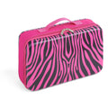 Animal Print Pink Doll Storage and Travel Case L902518