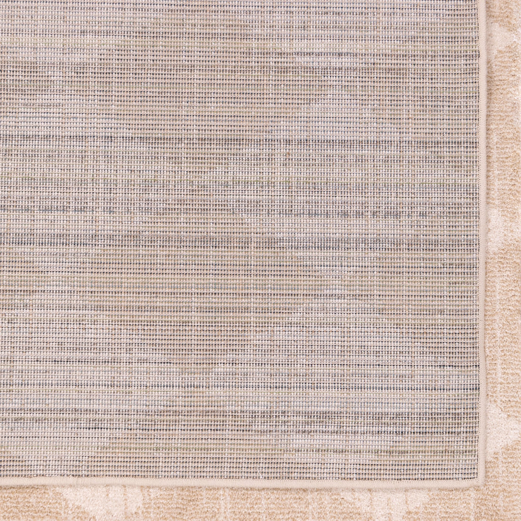 Beige Geometric Area Rug S344341