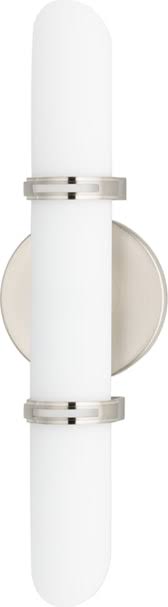 2 Light Bath Bracket, Satin Nickel G671582