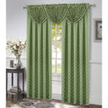 Green 54x84 Inches Rod Pocket Window Panel V456