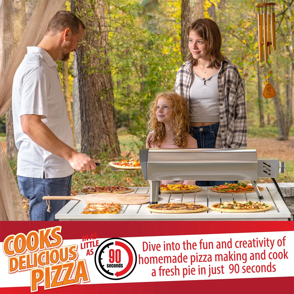 Portable Gas Pizza Oven with Baking Stone C471433