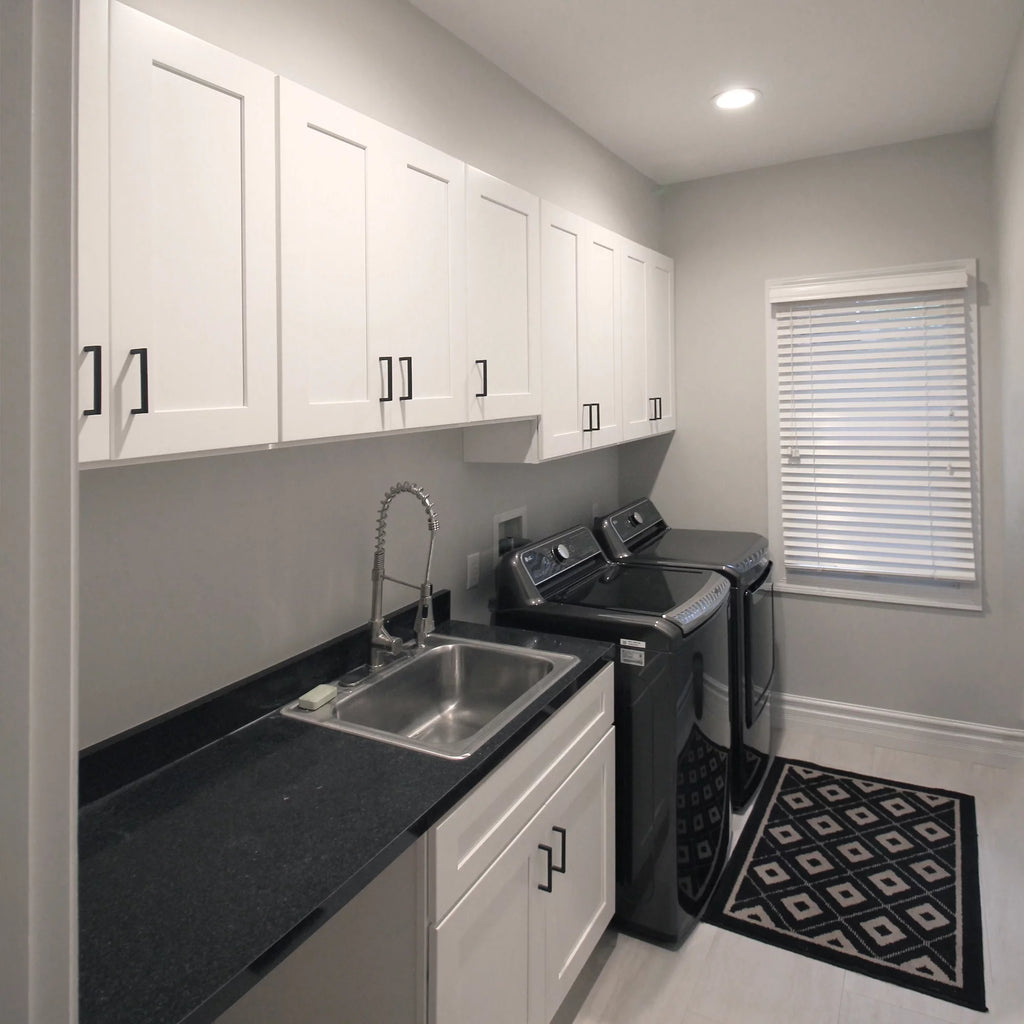 White Shaker Tall Wall Kitchen Cabinet 30x24x12 X824014