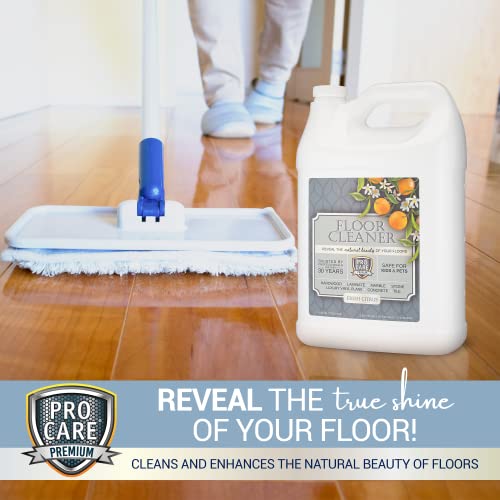 Tile, Stone, Laminate, Vinyl & Natural Wood Floor Cleaner with Citrus Aroma - 1 Gal L843557