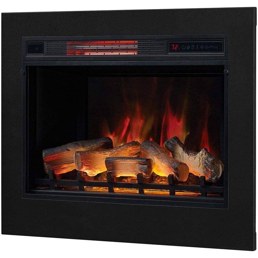 23-in 3D Infrared Fireplace Insert & Flush Mount Kit B85008