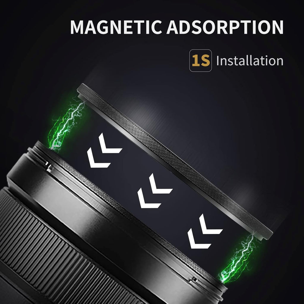 72mm Magnetic Black Soft Diffusion 1/4 Filter with 28 Multi-Layer Coatings N395