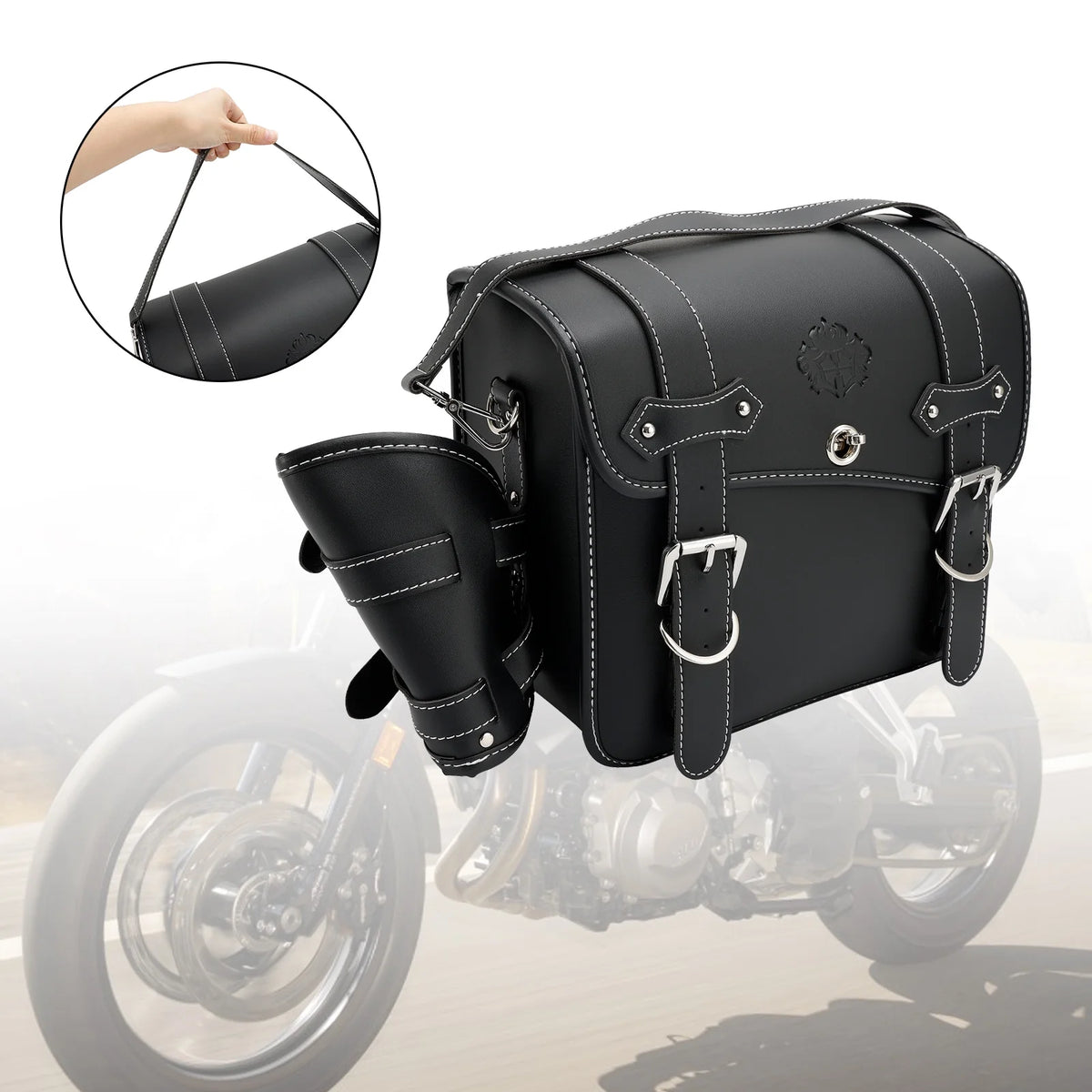 Side Saddlebag Tool Bag Luggage Pouch Storage M-Size G516846