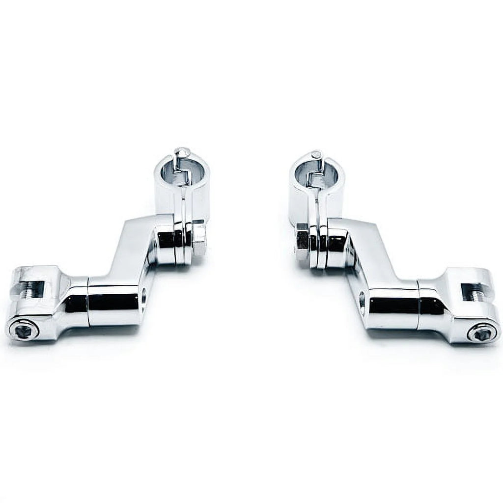 Chrome Engine Guard Foot Peg Clamps I71890