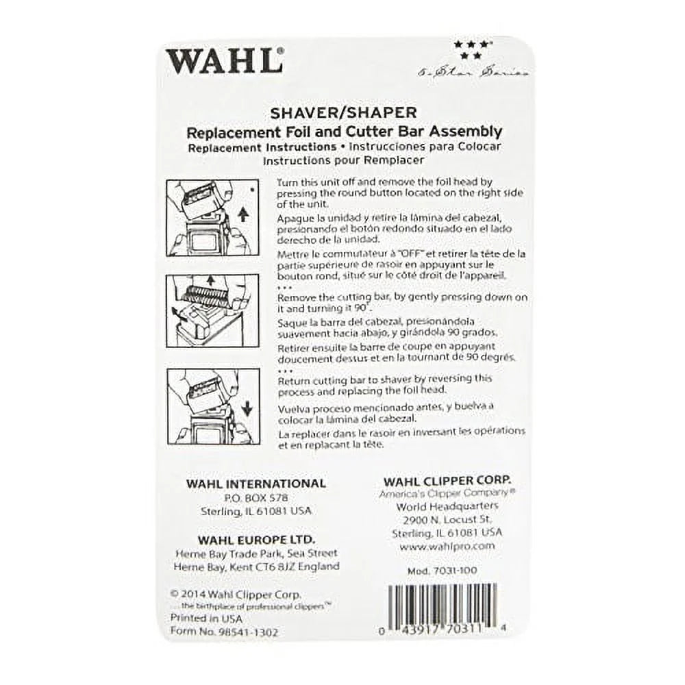 Replacement Foil and Cutter Bar Assembly R15949