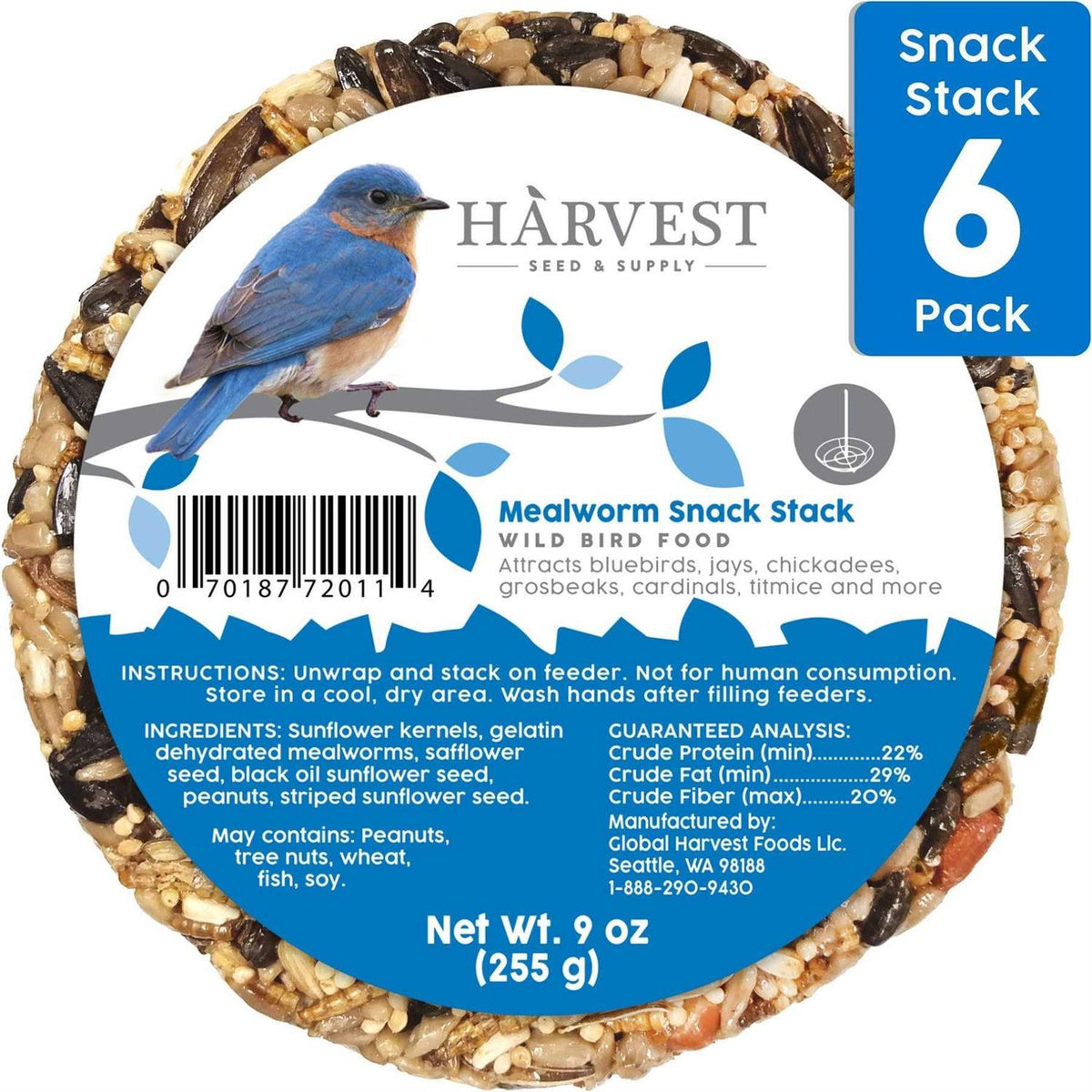Mealworm Snack Stack Wild Bird Food O714901