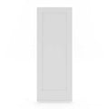 White Primed Solid Core Pine Wood Slab Door H512