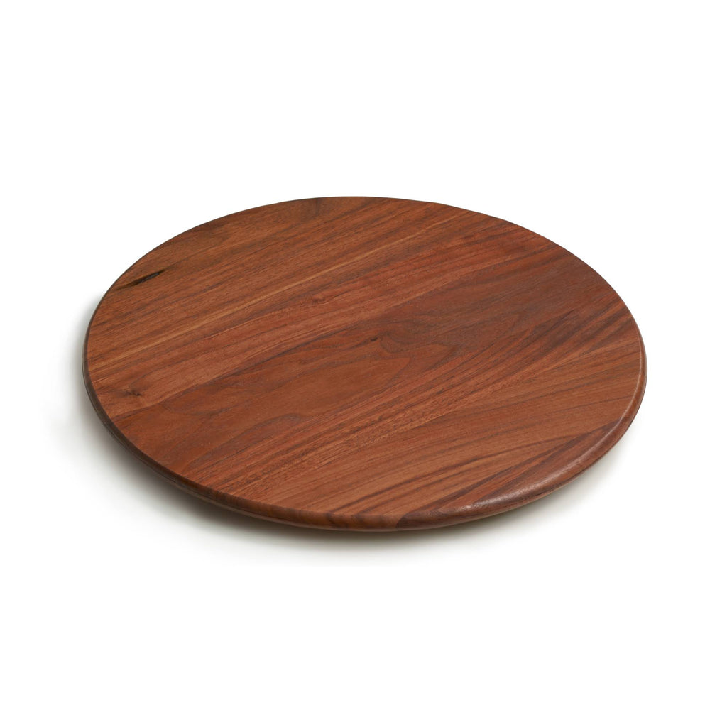 Round Walnut Lazy Susan X9920