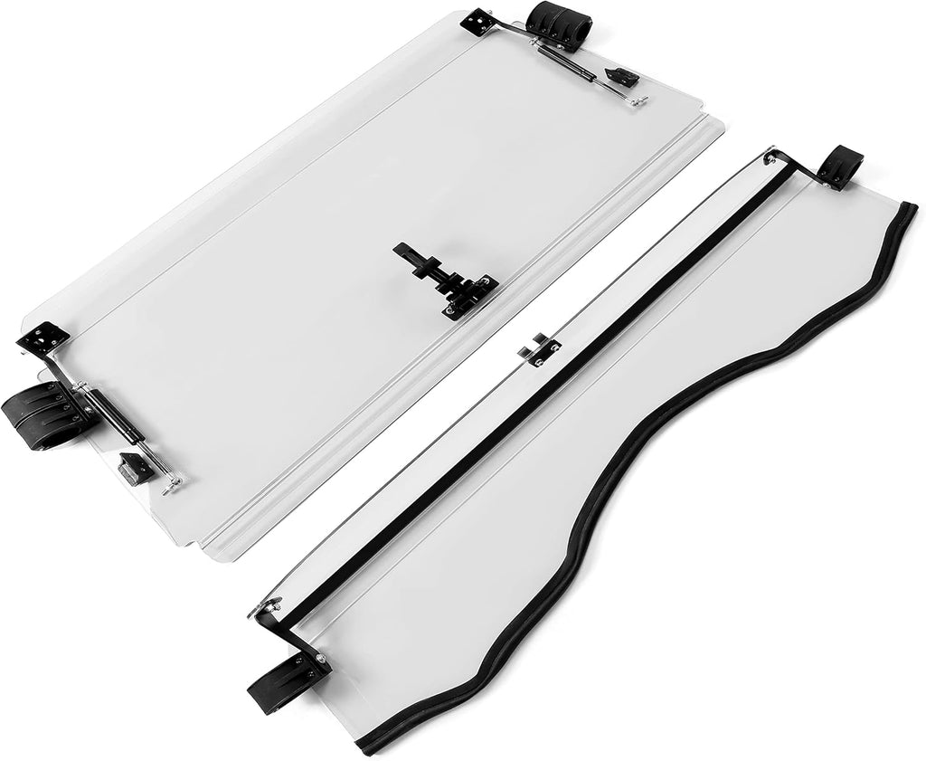 Clear Scratch Resistant 3-IN-1 Folding Windshield I9929