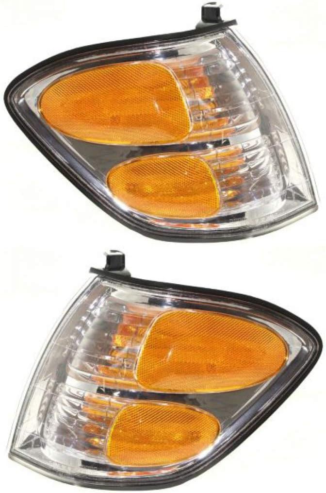 Signal Light Assembly Pair Driver and Passenger Side DOT Certified I4573