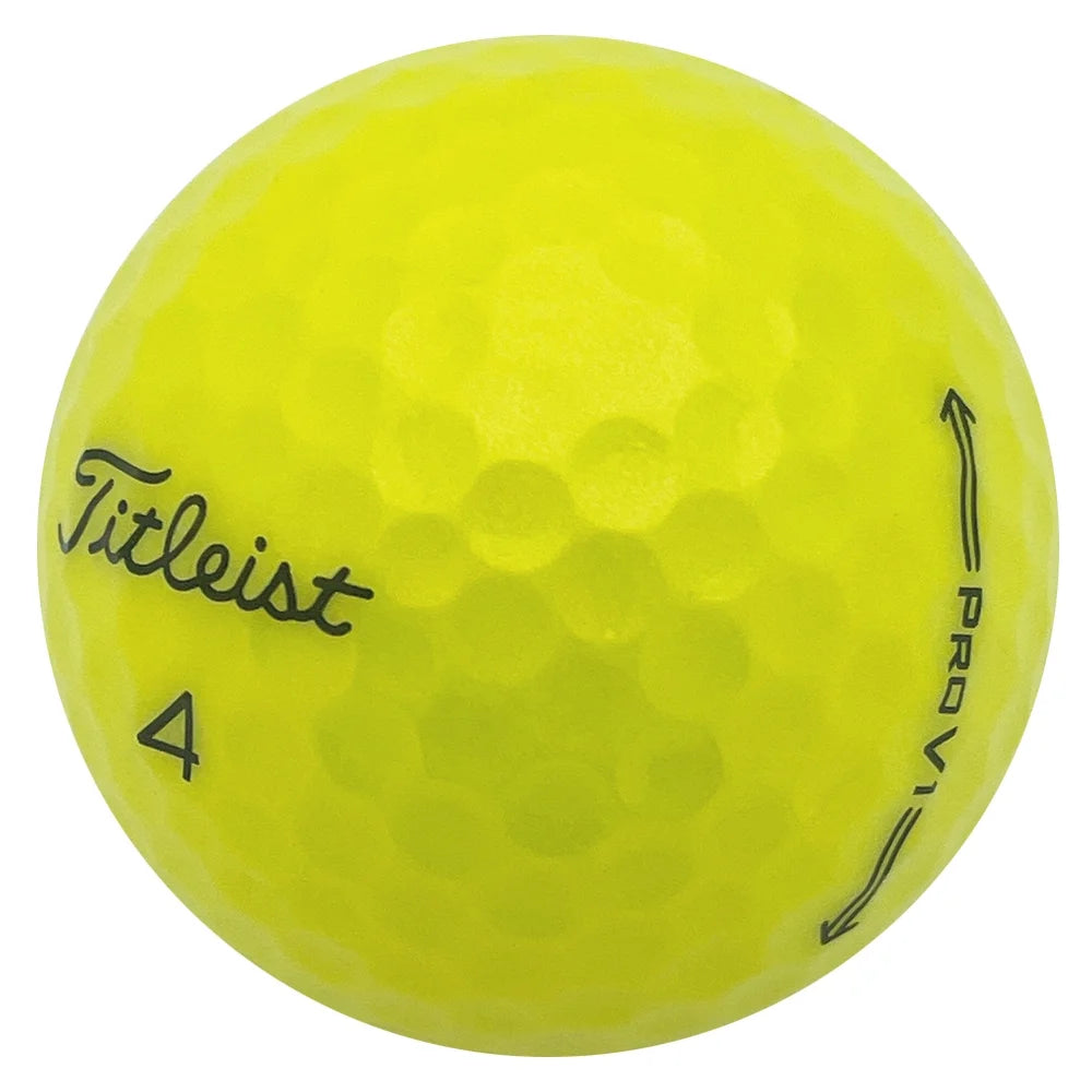 36 Yellow Pro V1 2022 5A Recycled Golf Balls H3731