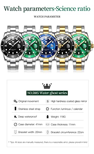 Stainless Steel Analog Quartz Watch with Day I835