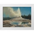 14x11 White Modern Wood Framed Museum Art Print U791
