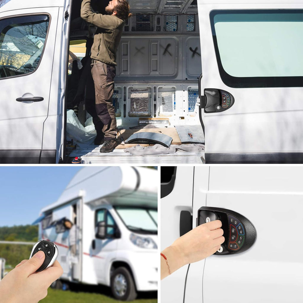 Keyless Entry RV Door Lock with Deadbolt and 2 Remote Key V516