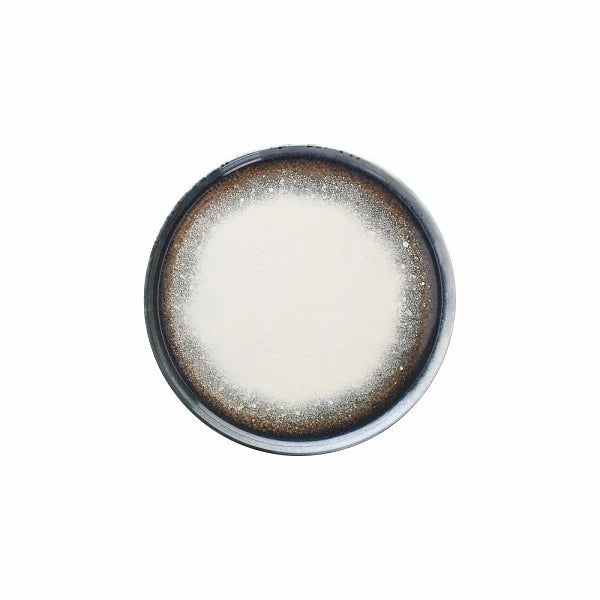 White Stoneware Dinner Plate Q64092