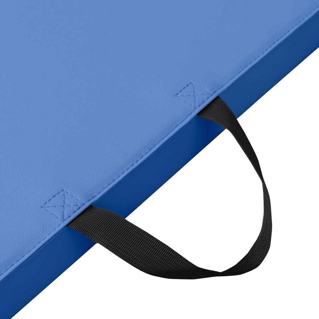 Black Tri-Fold Exercise Mat with Handles N905276