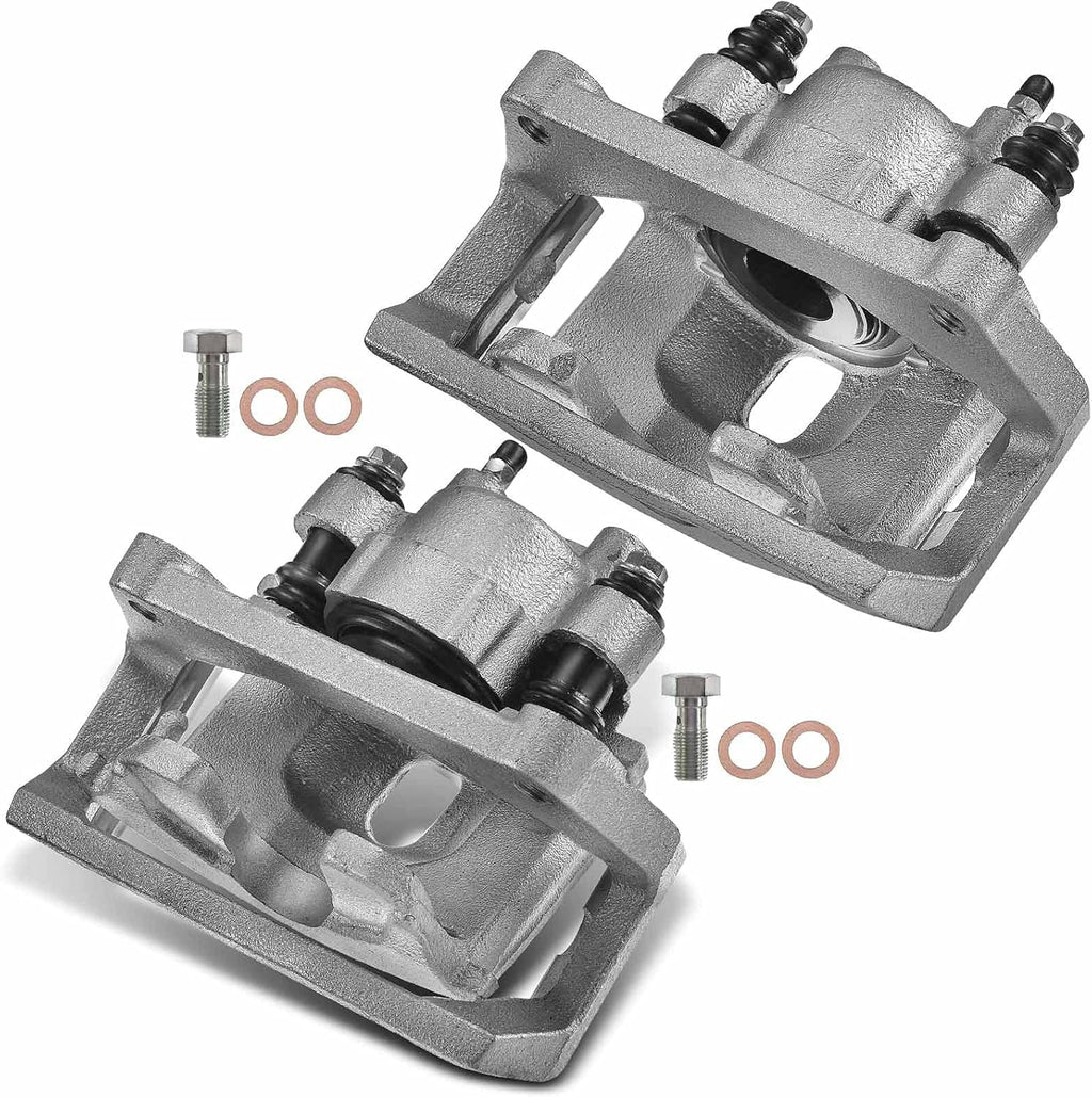 Disc Brake Caliper Assembly with Bracket Rear Left and Right 2-PC A5058