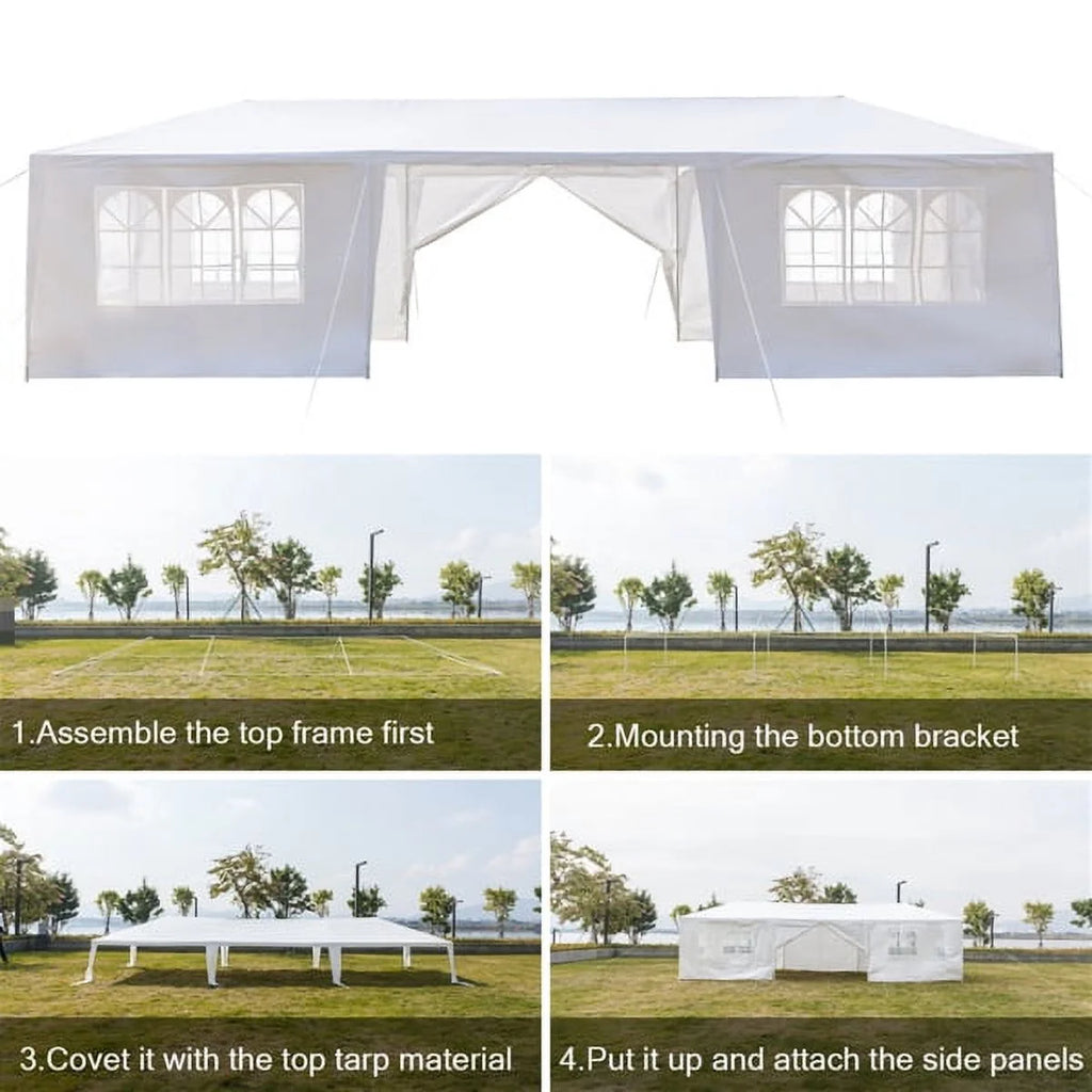 3 x 9m Eight Sides Two Doors Waterproof Tent A9306