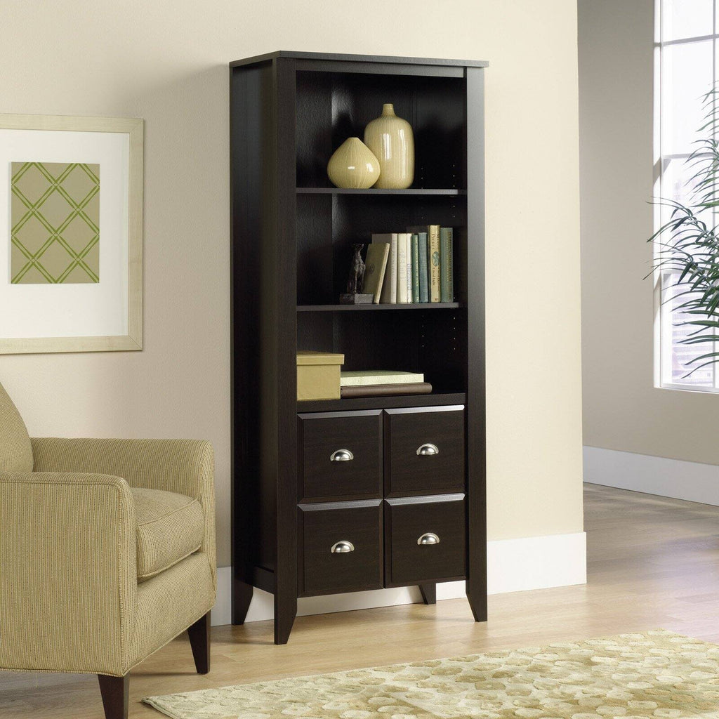 Library with Doors Jamocha Wood S1263