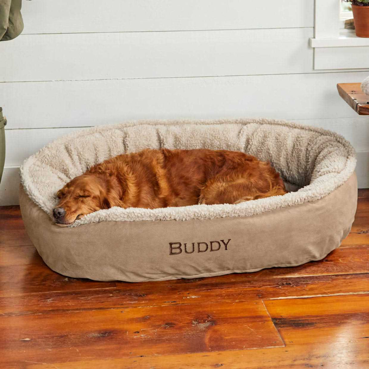 Wraparound Dog Bed with Fleece T67737