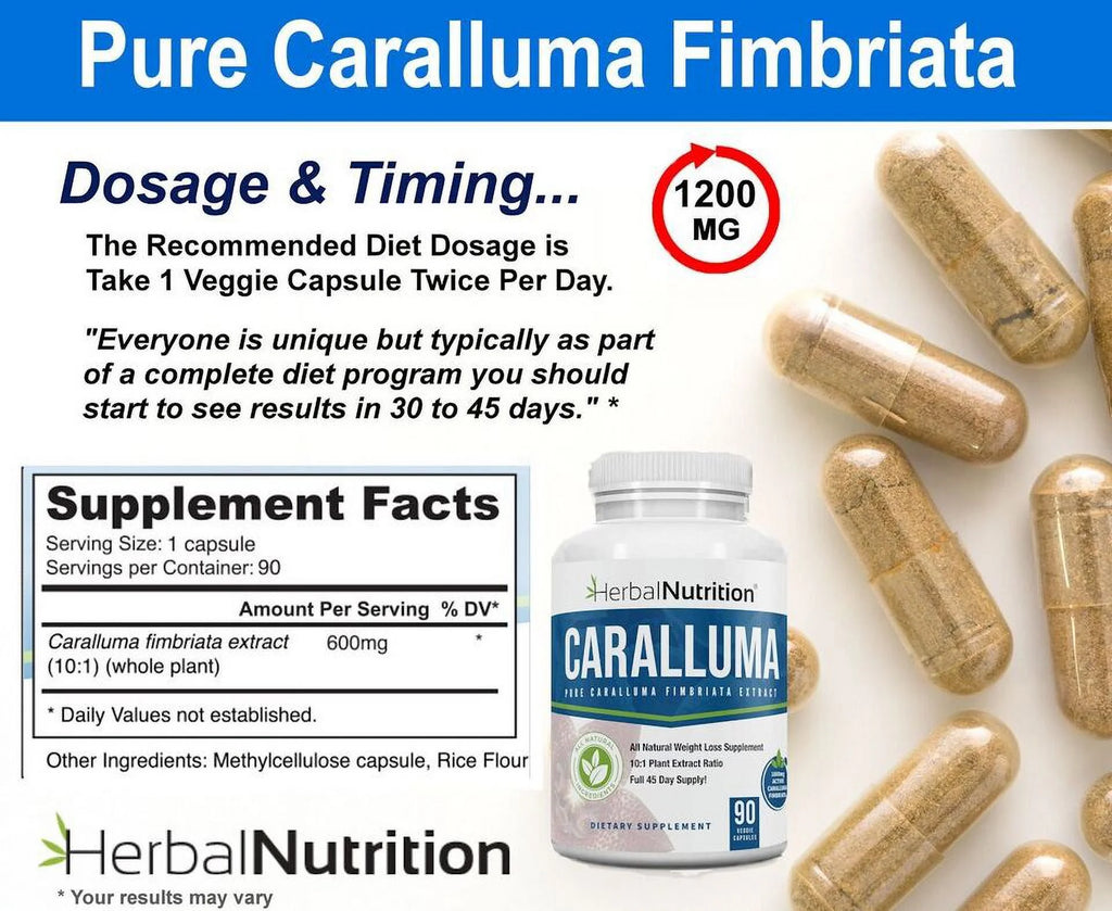 90 Capsules 1200mg Weight Loss Supplement Q626