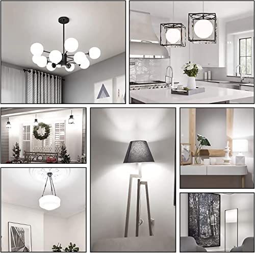 E12 LED Candelabra Bulbs, 150 Watt Equivalent, Daylight White 6000K, Non-Dimmable (4 Pack) V5081