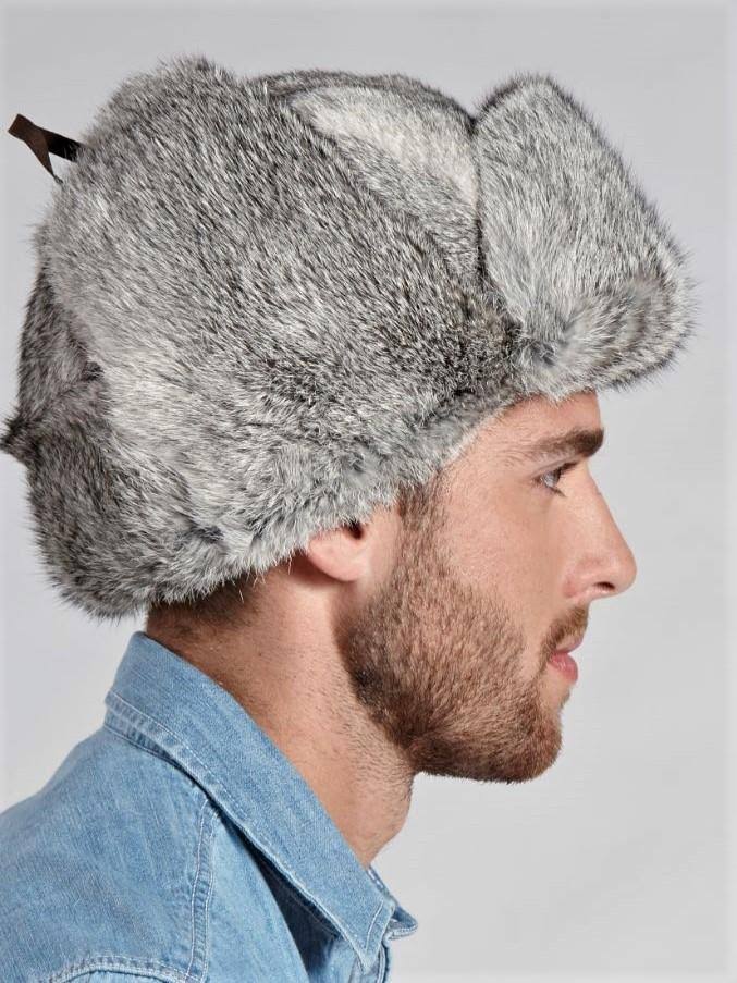 Grey Trapper Hat J4113