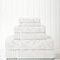 6-Piece 100% Combed Cotton Towel Set Soft Jade K2182