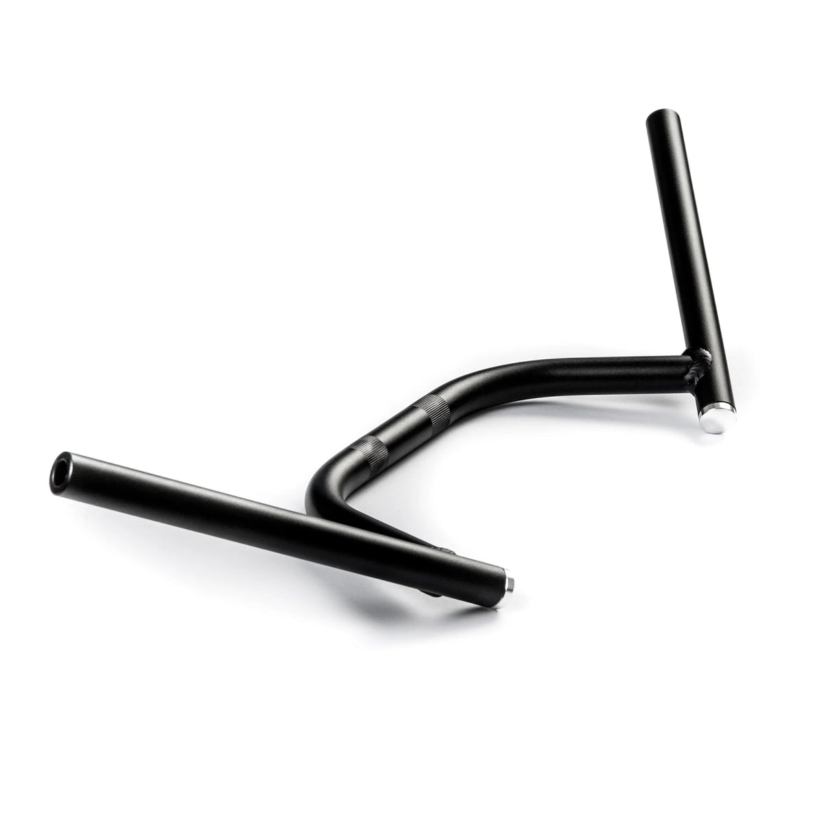 7/8" Clubman Black Steel Motorcycle Handlebar C425