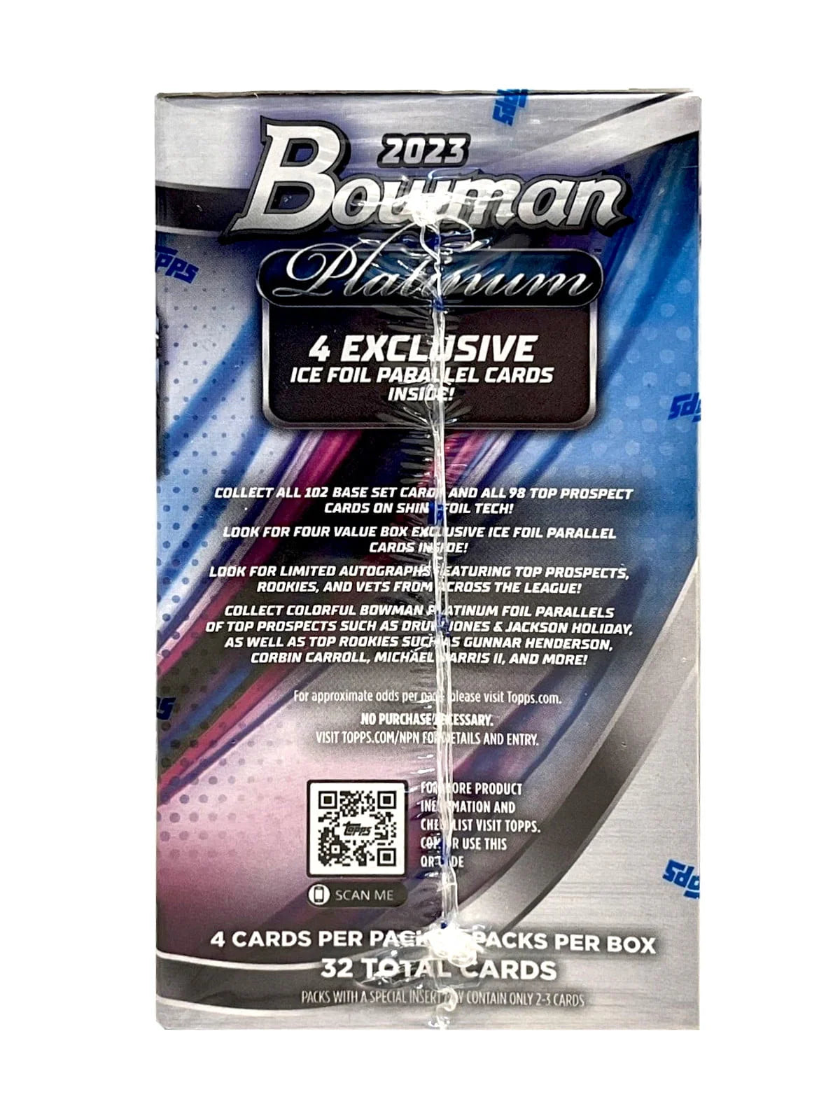 Bowman Platinum MLB Baseball Trading Cards Blaster Box V62186
