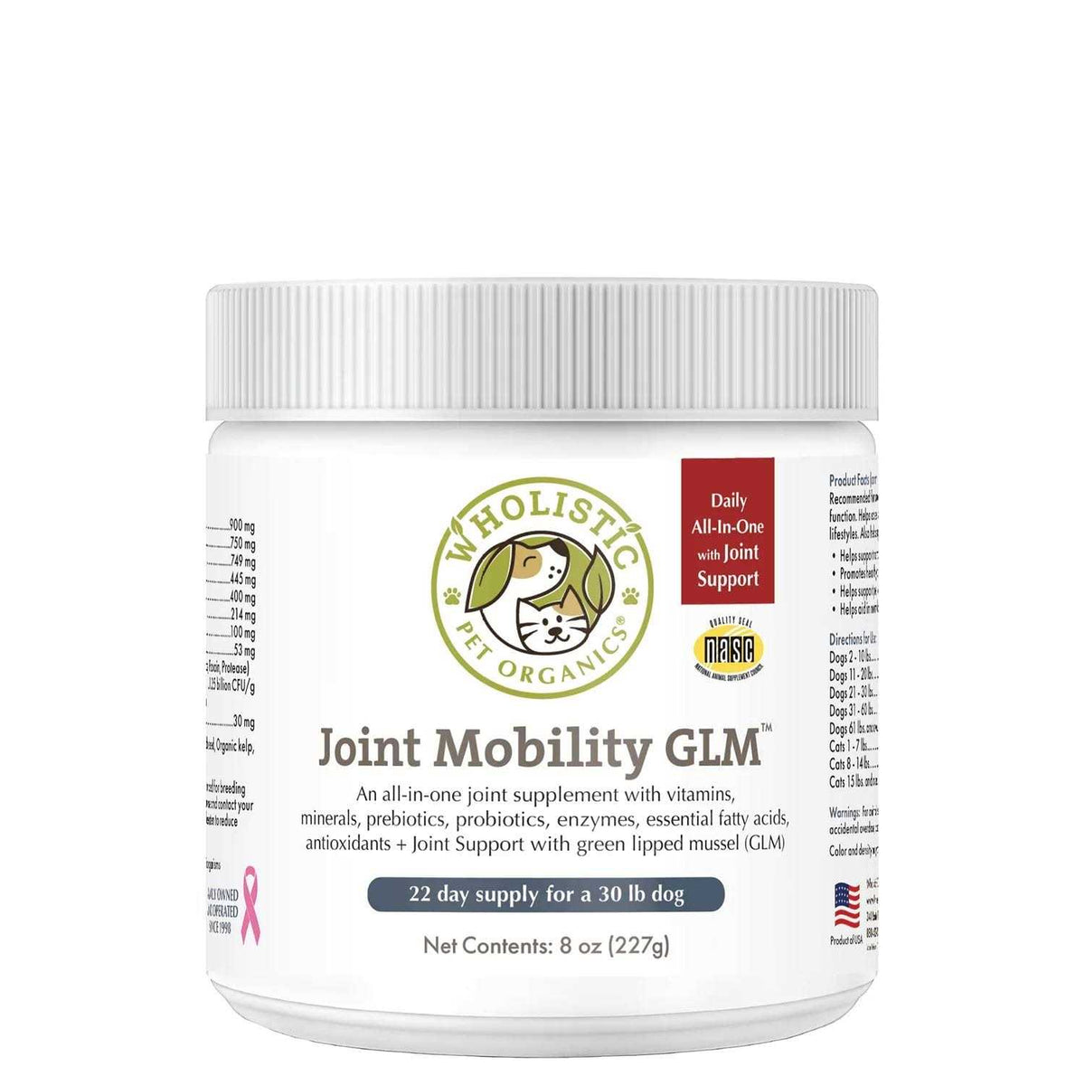 Joint Mobility with Green Lipped Mussel Pet Supplies J275