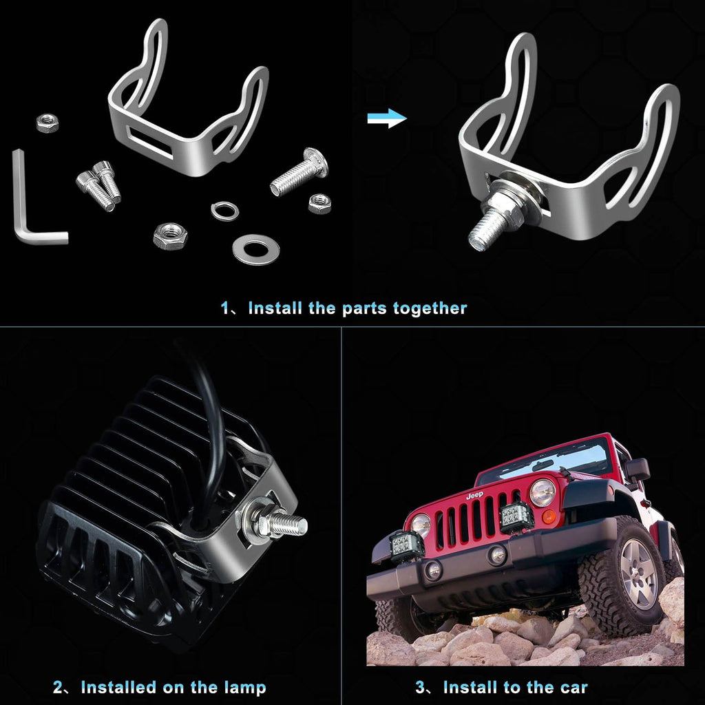 45W LED Work Light Pack of 2 S203