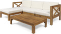 Acacia Wood 5 Piece Sofa Set Q98976