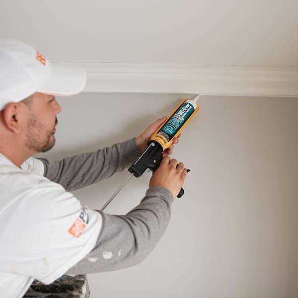 10.1 fl. oz. White Siliconized Acrylic Latex Caulk P8459