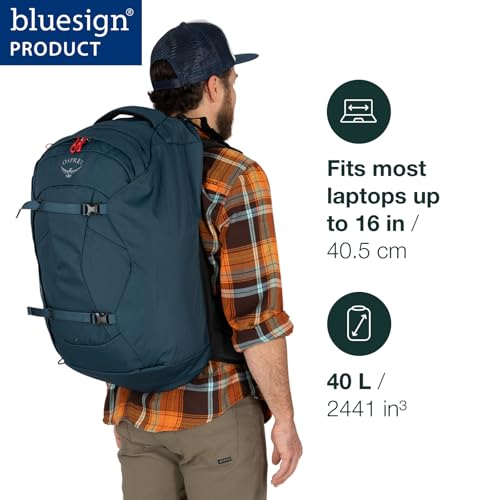 Black 40L Travel Backpack A19099