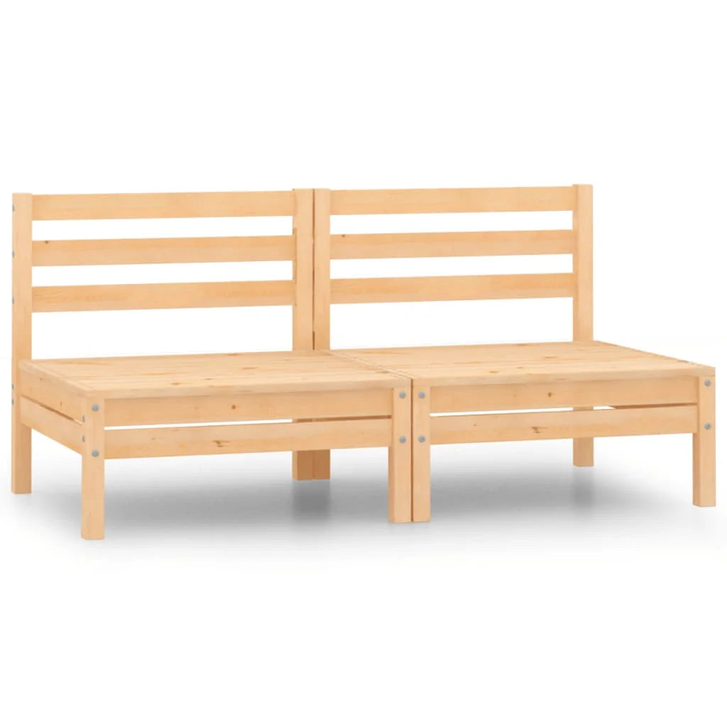 Patio 2-Seater Sofa Solid Pinewood O358