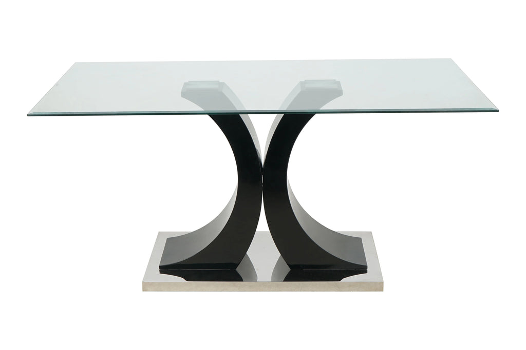 Glass Table Set of 1 T606