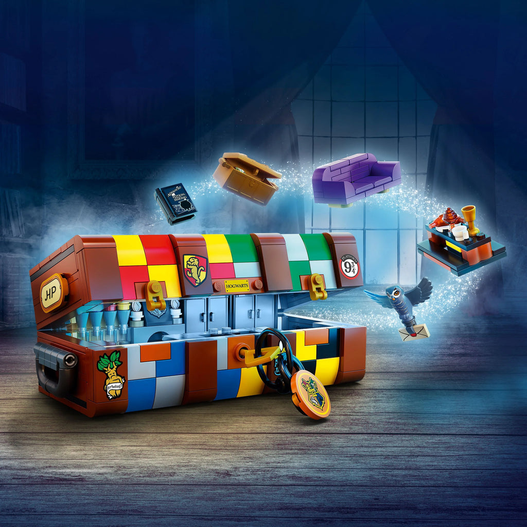 Customizable Toy Luggage Set with Minifigures D230
