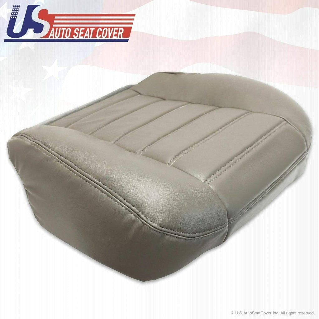 2003 to 2007 Hummer H2 Passenger Bottom Genuine Leather Seat Cover Wheat Gray Y962773