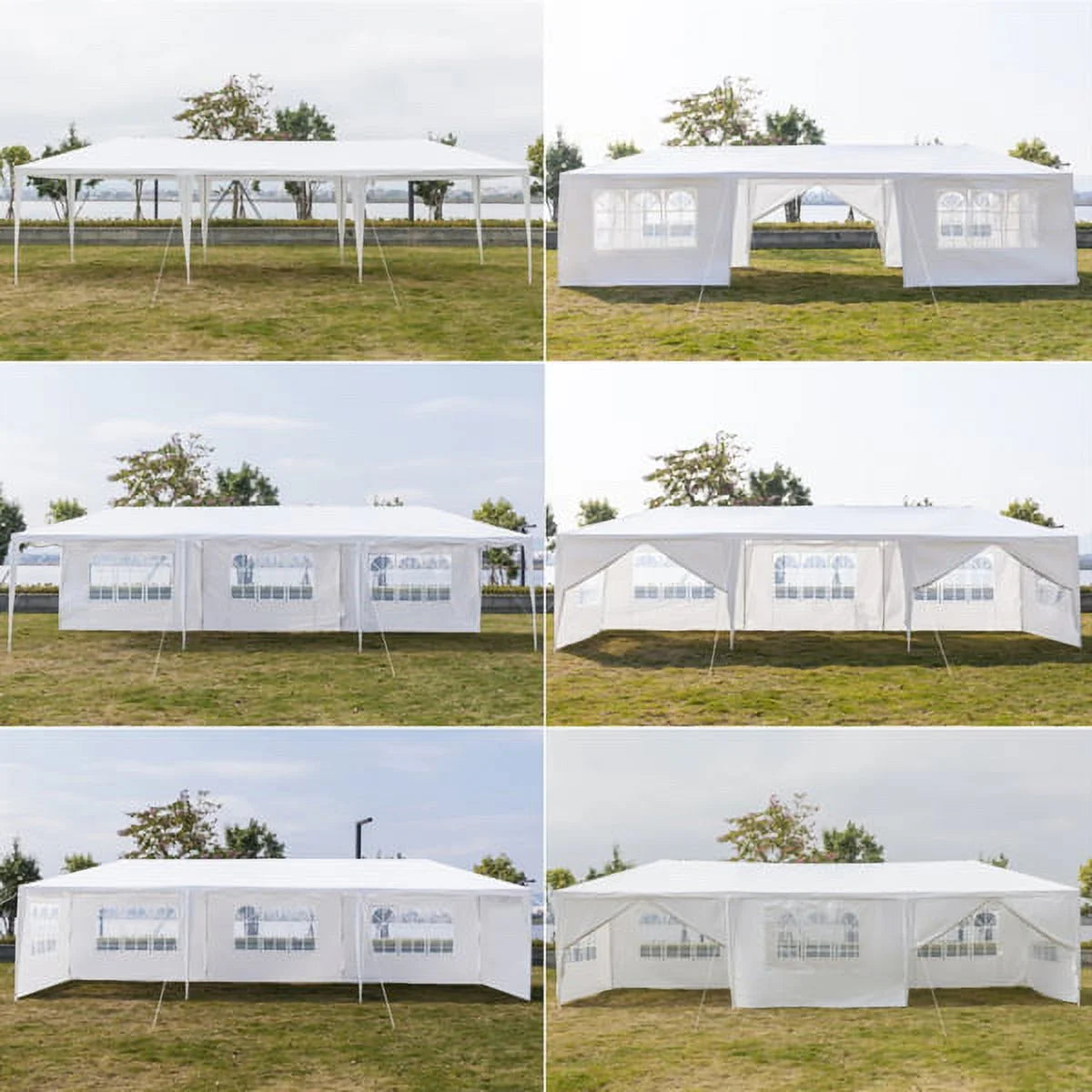 3 x 9m Eight Sides Two Doors Waterproof Tent A9306