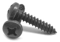 12-11 x 3 Sheet Metal Screw Phillips Pan Head Low Carbon Steel Black Oxide B2099