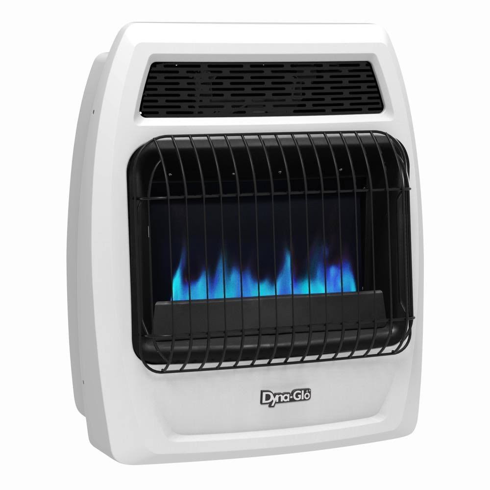 White Wall or Floor Mount Indoor Natural Gas or Liquid Propane Vent-Free Convection Heater G44476