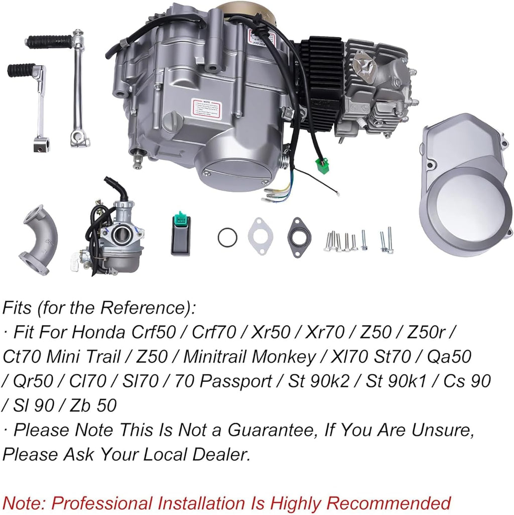125cc 140cc 4-Stroke Engine Motor E999