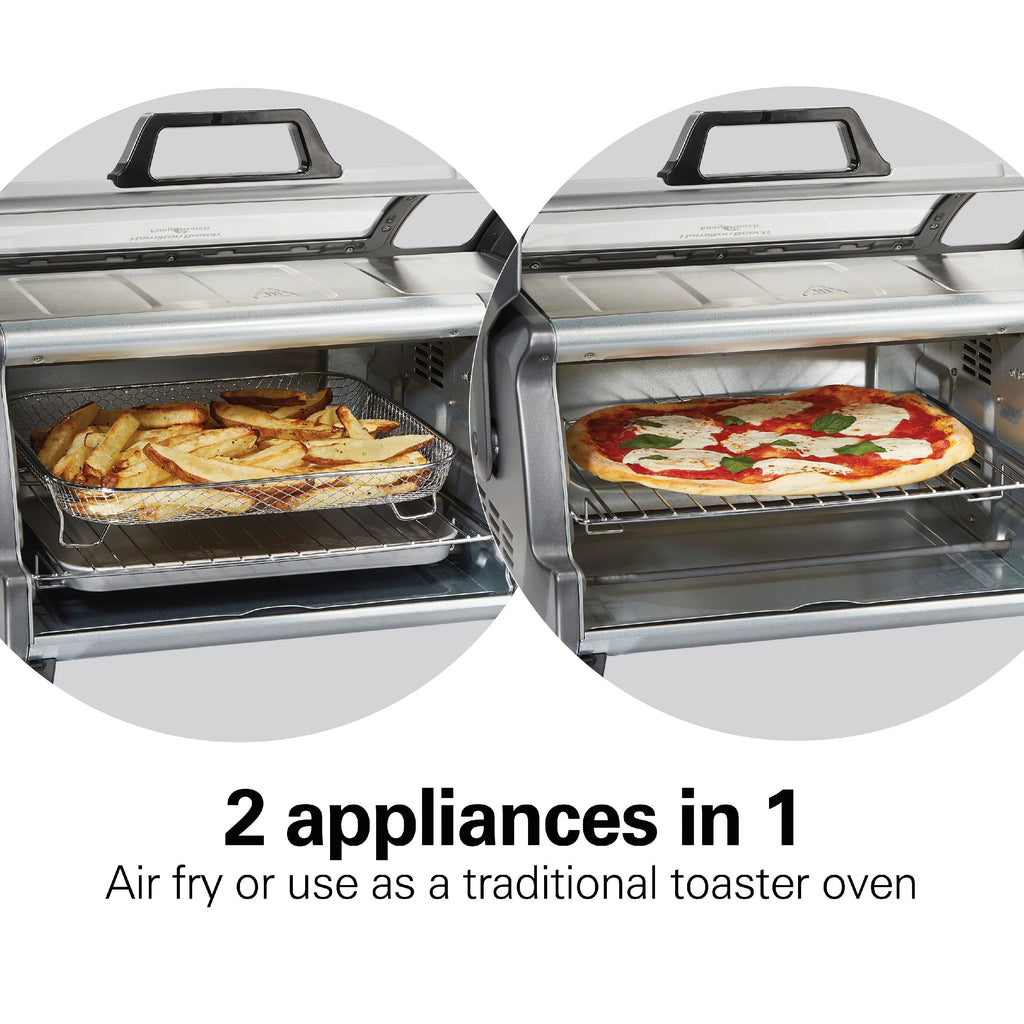 Sure-Crisp Air Fryer Toaster Oven, 6 Slice, Stainless Steel R128478