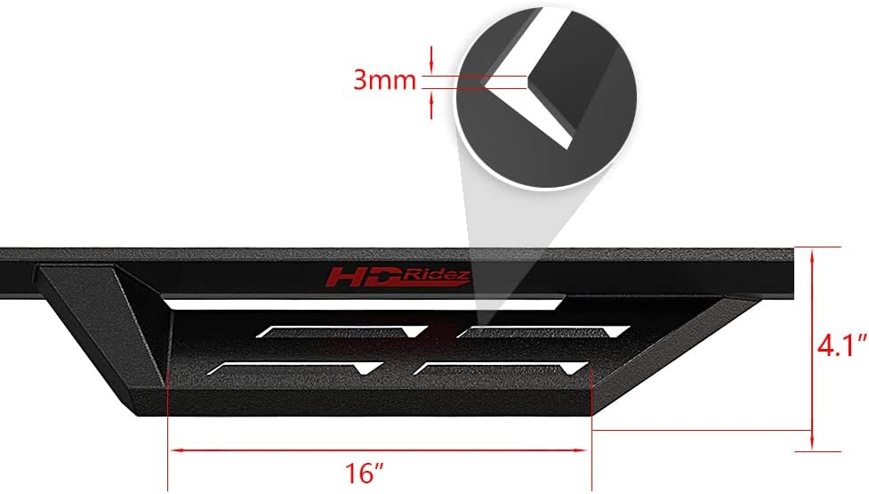 Steel Drop Down Boards Compatible with Silverado Sierra 1500 2500 3500 C858863