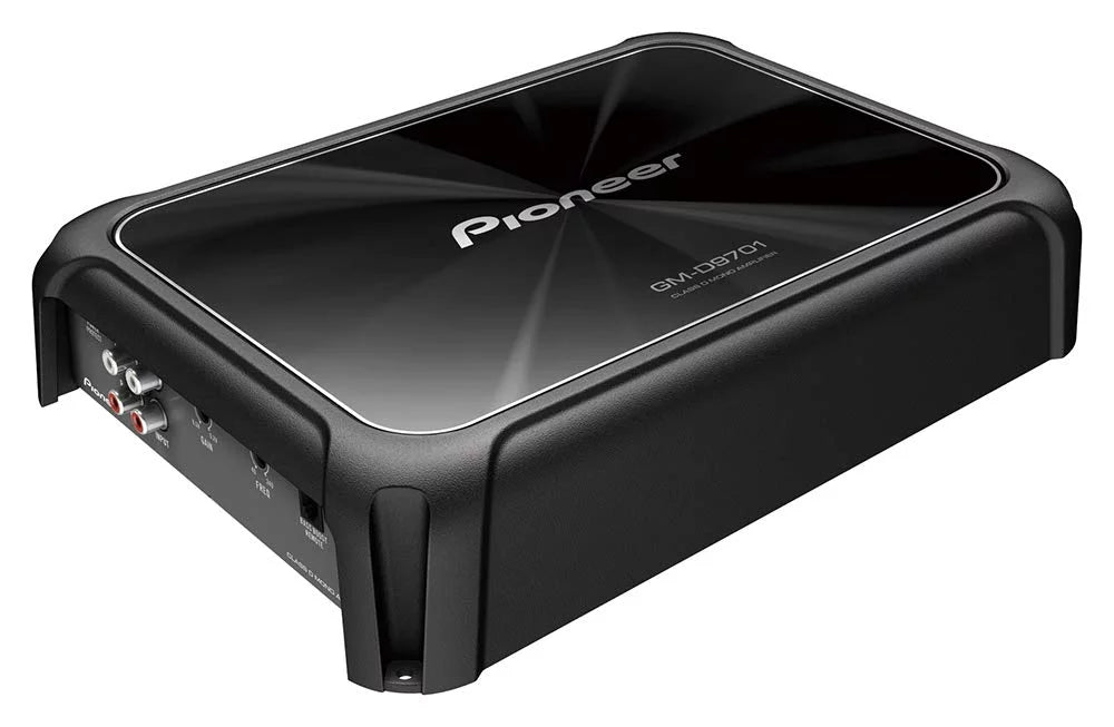 Mono 2400W Class-D Car Amp with Bass Boost Remote U2028